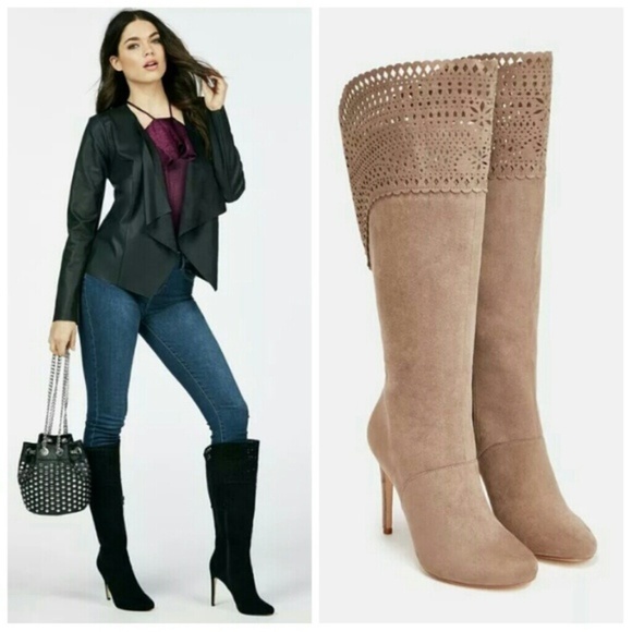 Berllina Taupe Boots - Picture 1 of 8